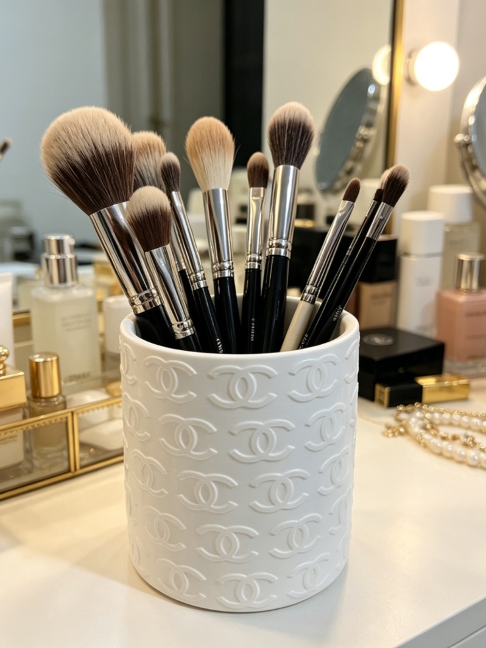 Make up brush holder